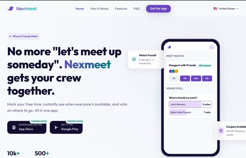 Nexmeet Web Interface Screenshot